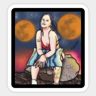 Beauty On a Distant Planet Sticker